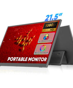 21.5 inch FHD Portable Gaming Monitor 100Hz Dual Screen for Laptop, Mac, Desktop