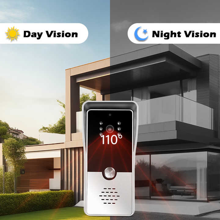 Factory Price Outdoor Station 7 Inch Door Phone Intercom System Videophone