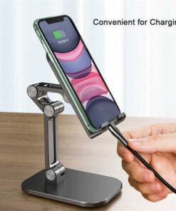 Foldable Metal Tablet Holder Bracket for Adjustable Phone Holder Stand