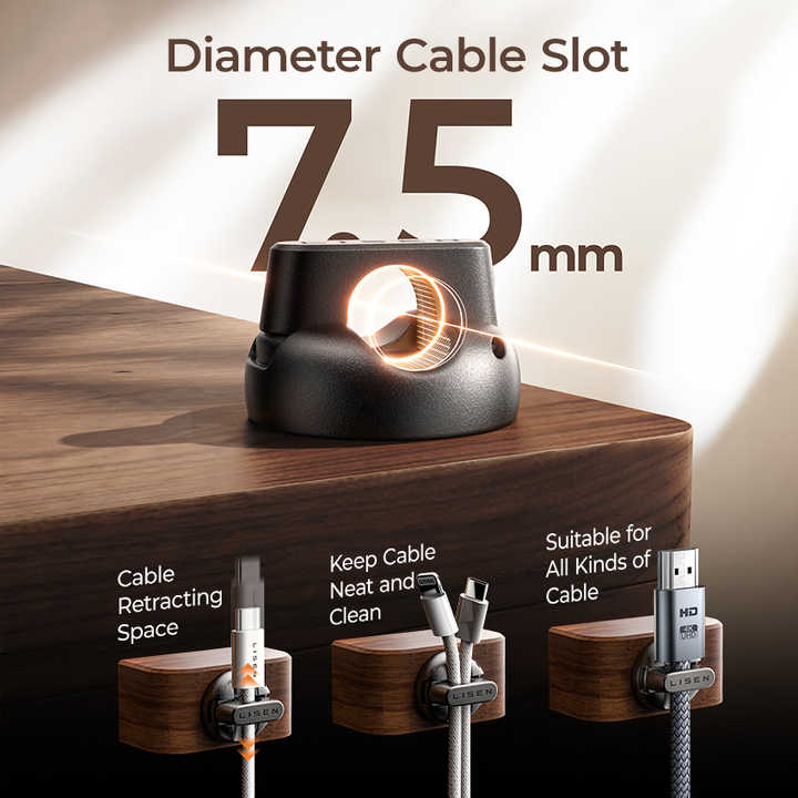 LISEN 8 Pack Ultra Mini Magnetic Mobile Phone USB Cable