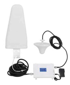 LSUN GSR110 5G 4G Mobile Phone Signal Booster with High-Gain Antenna and 15M Cable