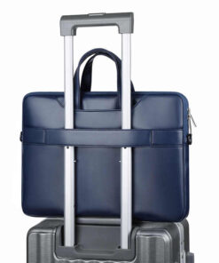 Alternative view of Leather Laptop Shoulder Bag for Men Women