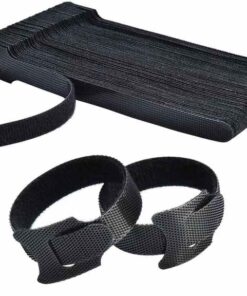 Self-Locking Cable Tie Custom Zip Ties with Hook and Loop Secure Fastening