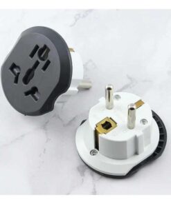 Universal International 250V 13A Travel Adapter With 3 Pin UK And 2 Pin Eu Plugs