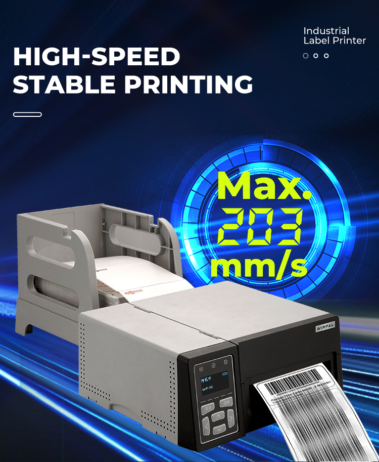 Winpal WP-S2 203 DPI Industry Thermal Printer BARCODE LABEL PRINTING
