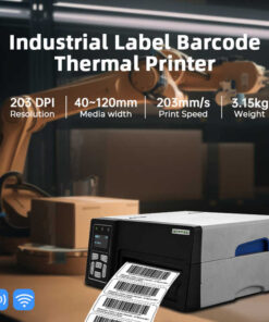Winpal WP-S2 203 DPI Industry Thermal Printer Visual Window Barcode Label Printing Machine for Logistics