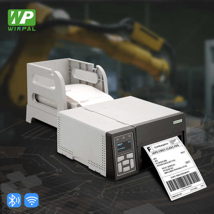 Winpal WP-S2 203 DPI Industry Thermal Printer Visual Window Barcode Label Printing Machine for Logistics